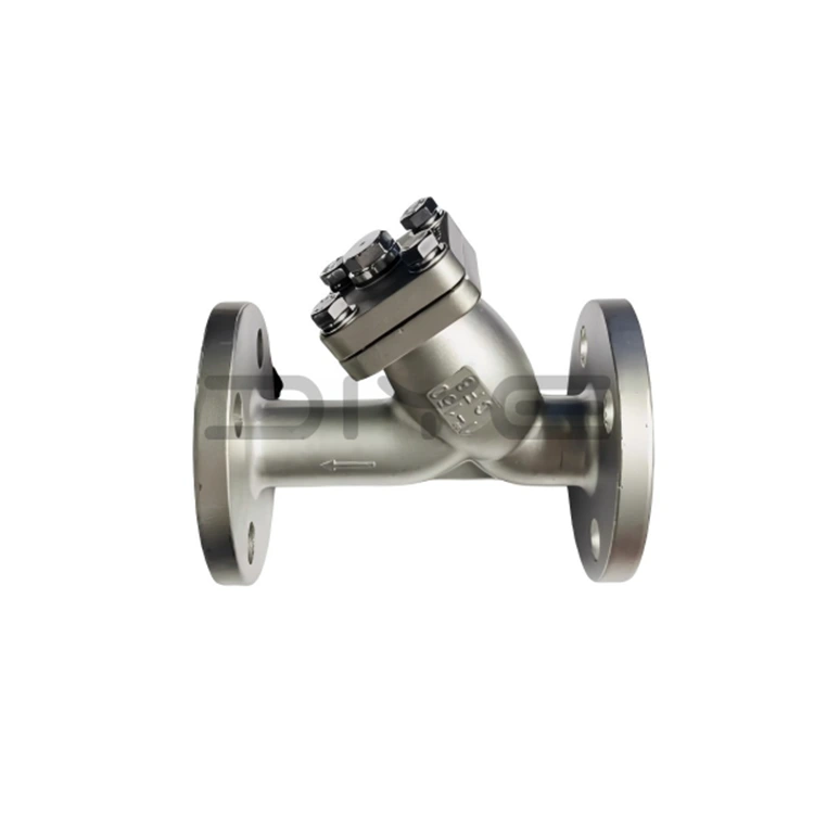 Cruach Dhosmálta ANSI 150LB Flanged Y Strainer le haghaidh Scagachán Píblíne Iontaofa