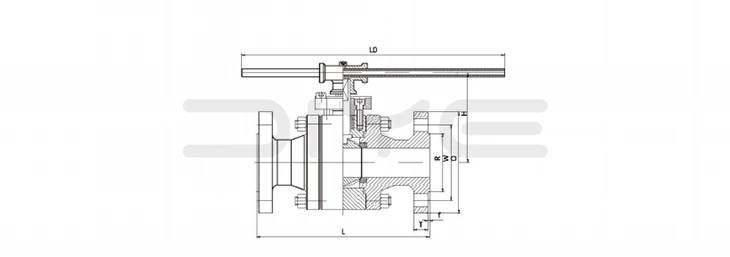 Forged Steel High-Pressure Flanged Ball Valve