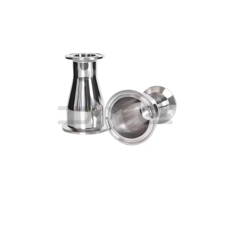 Laghdaitheoir Comhlárnach Clamp Cruach Dhosmálta Sláintíochta